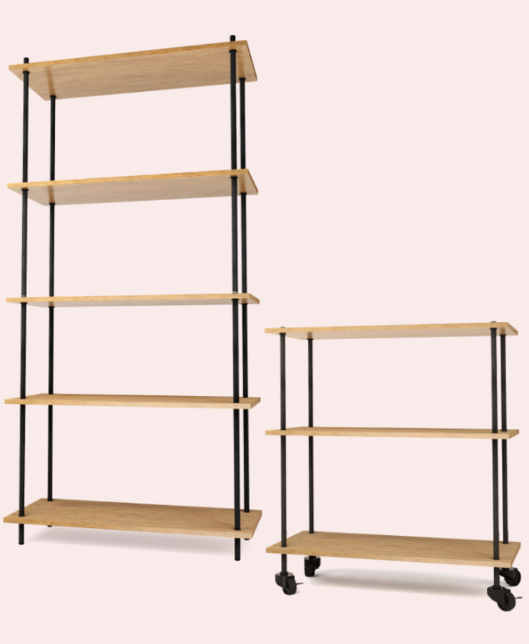 Estantería metálica en kit AR SHELVING 200x90x50cm