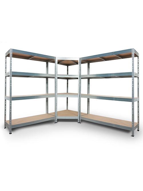 AR Shelving Garage Series Metal Corner Shelf — 24in., 500-Lb. Capacity per  Level