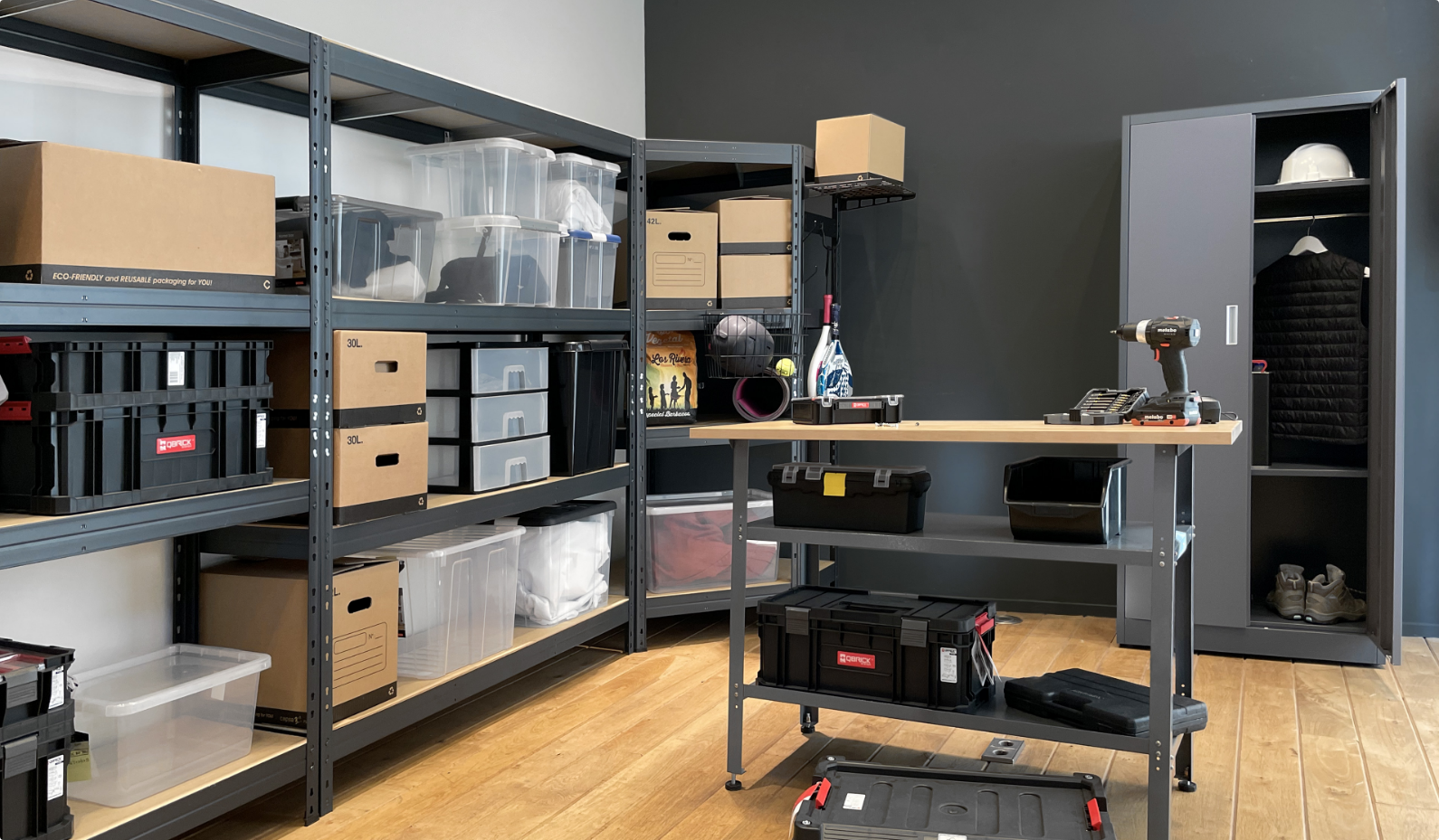 Solutions de rangement des outils et d'organisation de garage