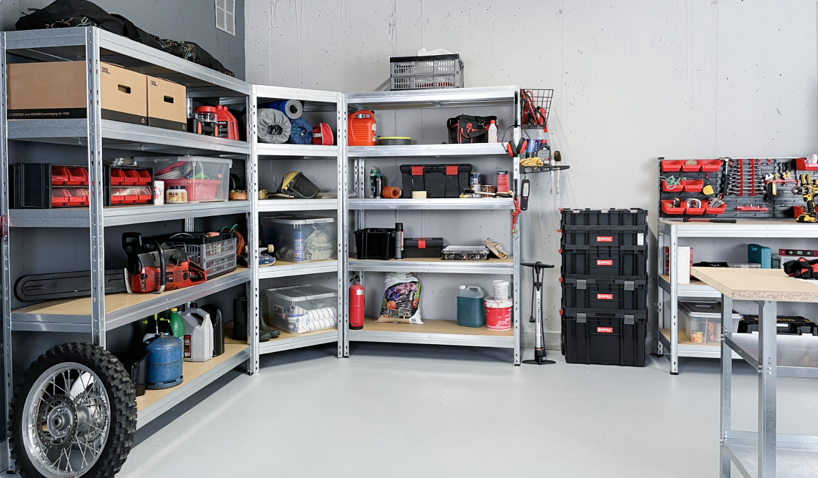 Boîte De Rangement Pour Garage, 1 Pièce, Organisateur D'outils À