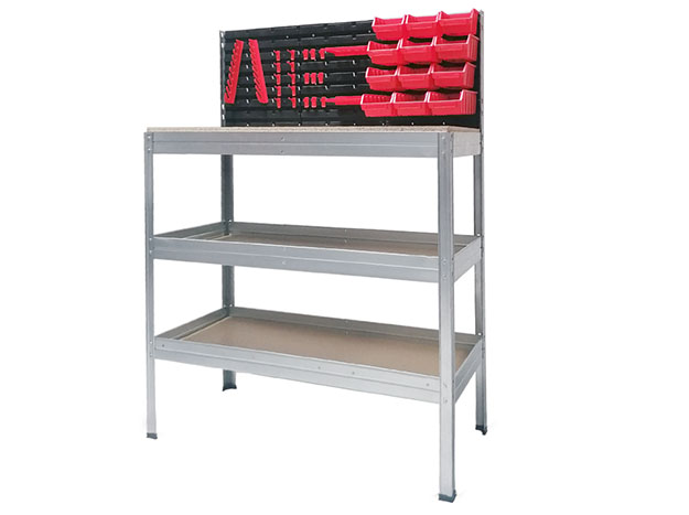 72H x 72W x 18D Premium Rivet Shelving