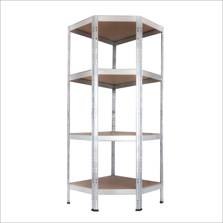 Rivet Budget System AR Shelving, metal shelving for DIY and trade