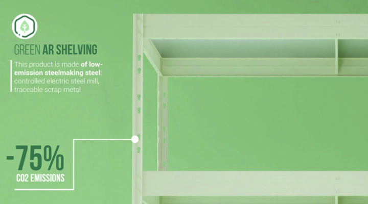 Green AR Shelving